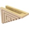 Ekena Millwork 4"W x 12"D x 8"H Classic Landon Rough Cedar Woodgrain TimberThane Corbel, Primed Tan CORUR04X12X08LANRCPR - alternate 4